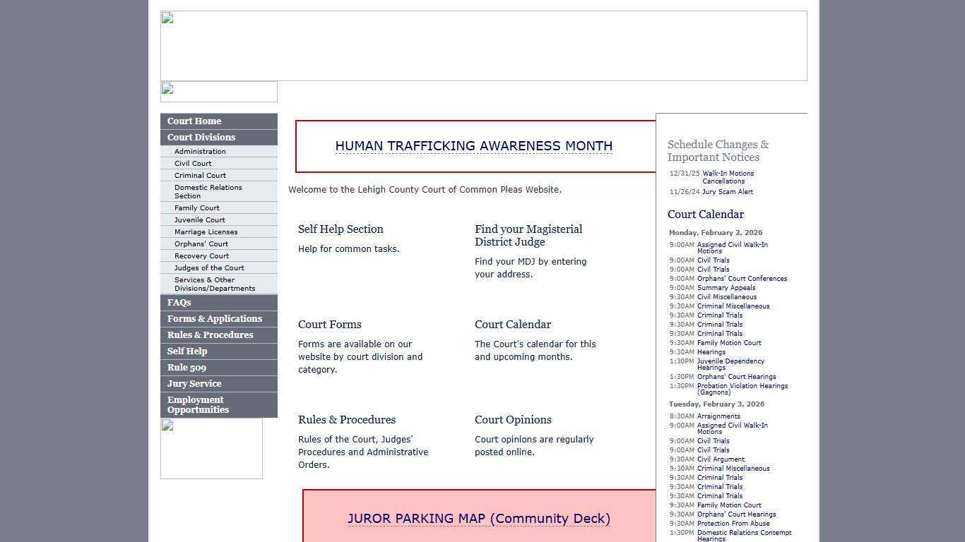 Lehigh County Court of Common Pleas